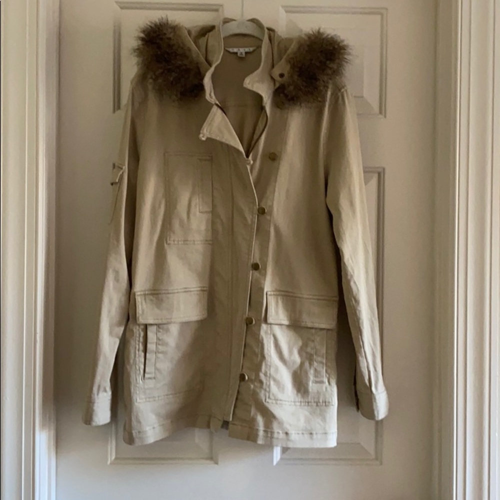 CAbi Nanook Utility Jacket Tan size S
